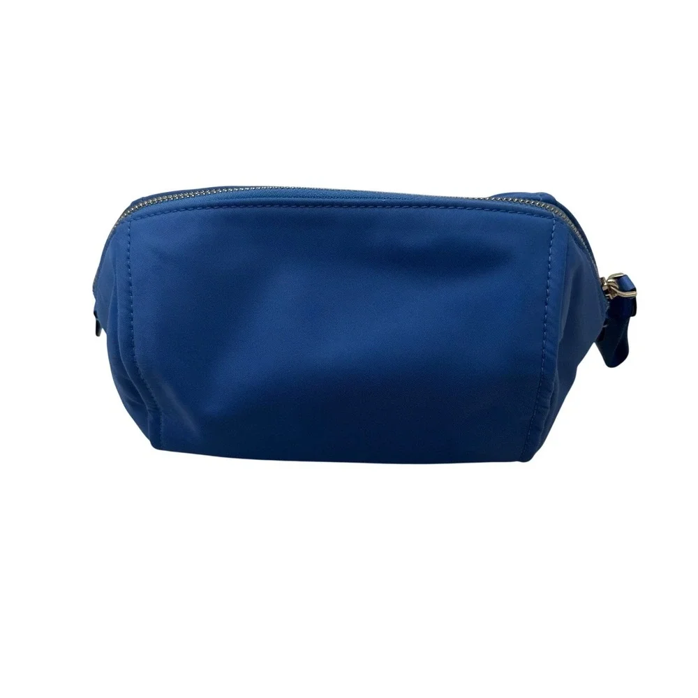 Kate Spade New York Nylon Cosmetic Pouch Royal Blue‎ M Chelsea Makeup Bag